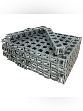 46 Rokenbok Monorail Gray 1x7 Straight Beams - Block System Replacement Parts